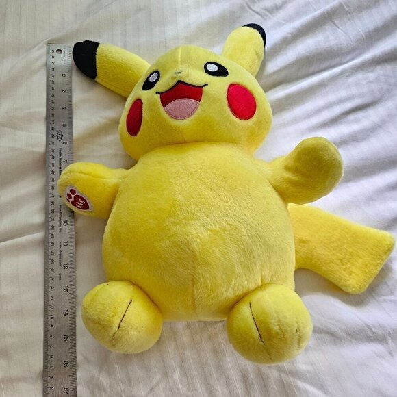 Build-A-Bear Plush Pikachu 16" Stuffed Animal Toy Plush, Yellow - Picture 7 of 7
